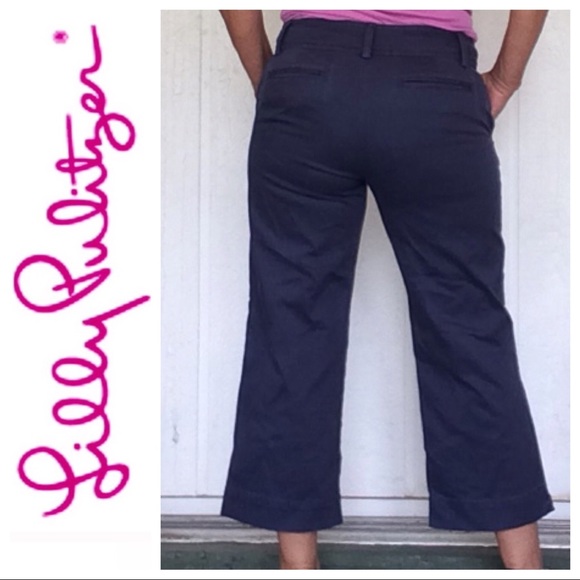 LILLY PULITZER CAPRI PALM BEACH FIT PANTS SIZE 6 - Picture 2 of 8